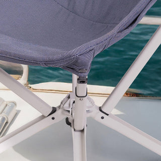 Riviera Outdoor Lounge Chair - Midnight Blue Canvas Fabric - CLIQ Chairs
