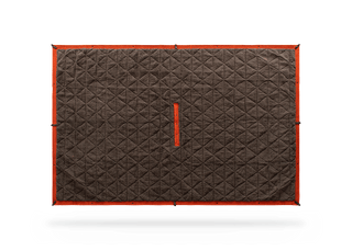 Fleece underside of the Ember Orange Kammok Mountain Blanket